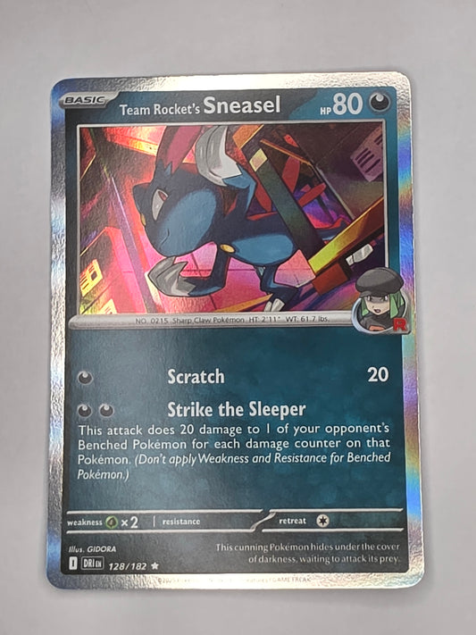 #128/182 Team Rocket's Sneasel Holofoil