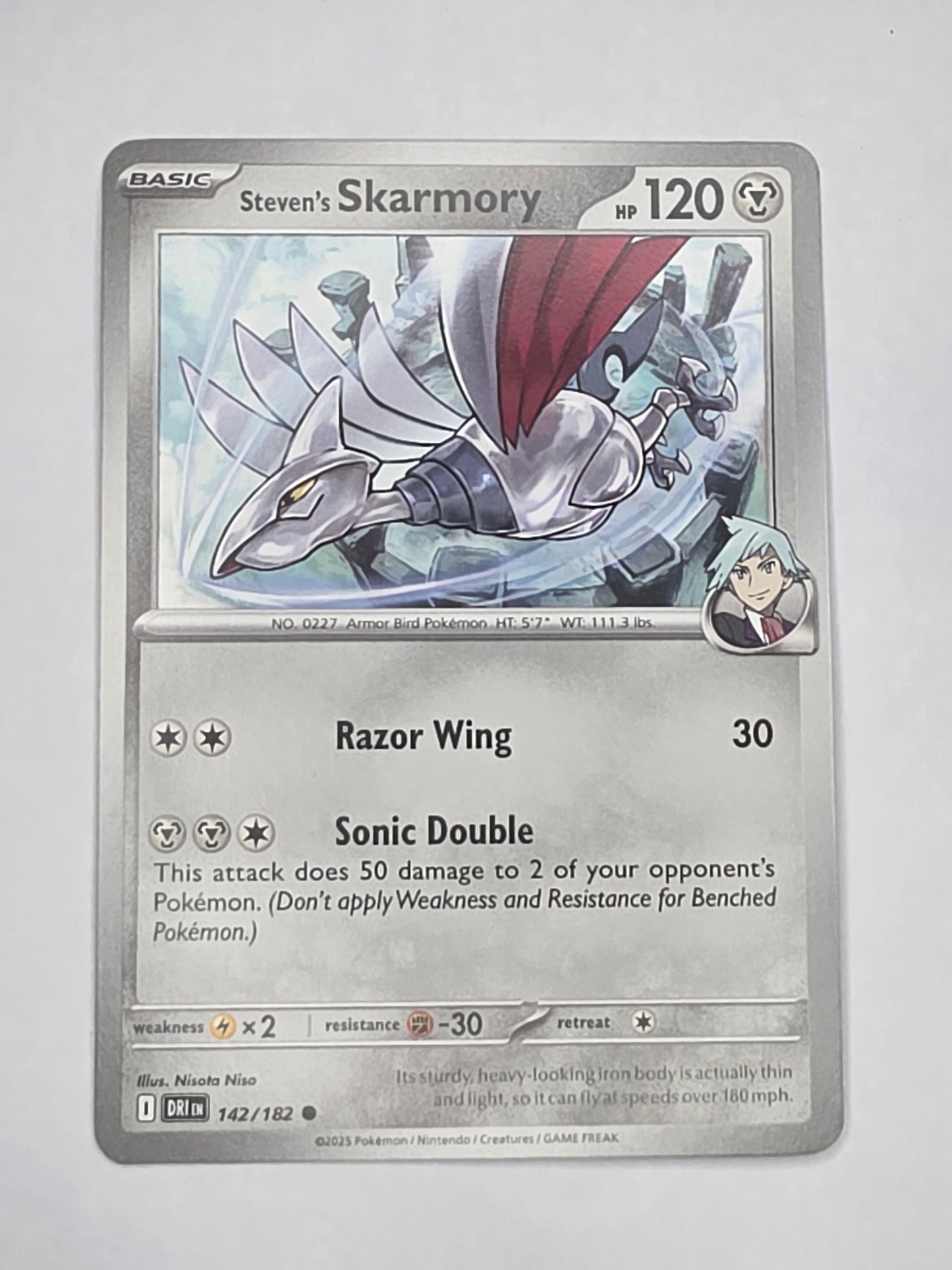 #142/182 Steven's Skarmory Normal