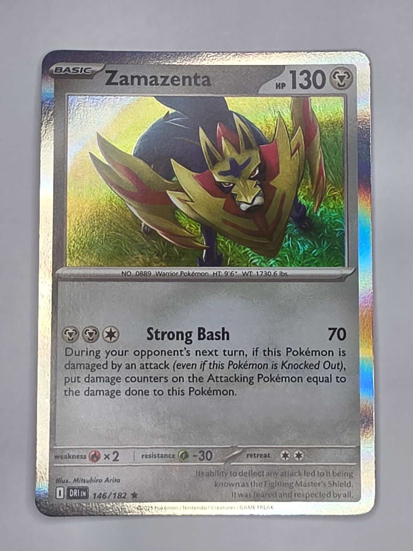 #146/182 Zamazenta Holofoil