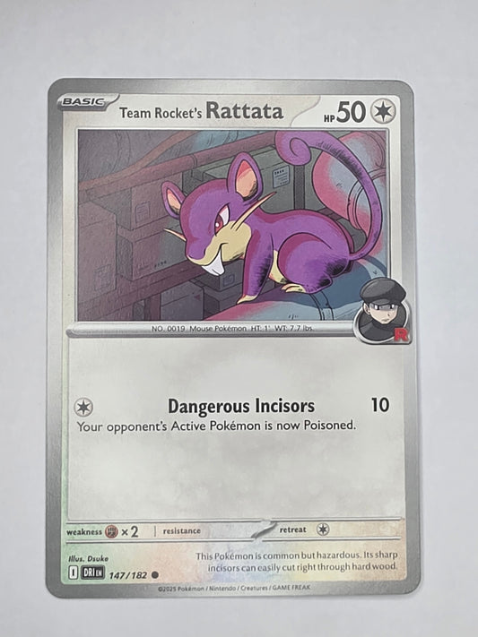#147/182 Team Rocket's Rattata Normal