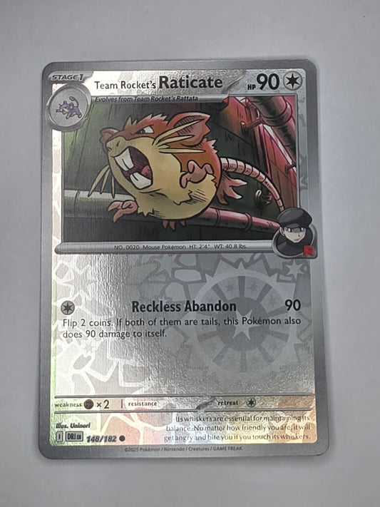 #148/182 Team Rocket's Raticate Reverse Holo