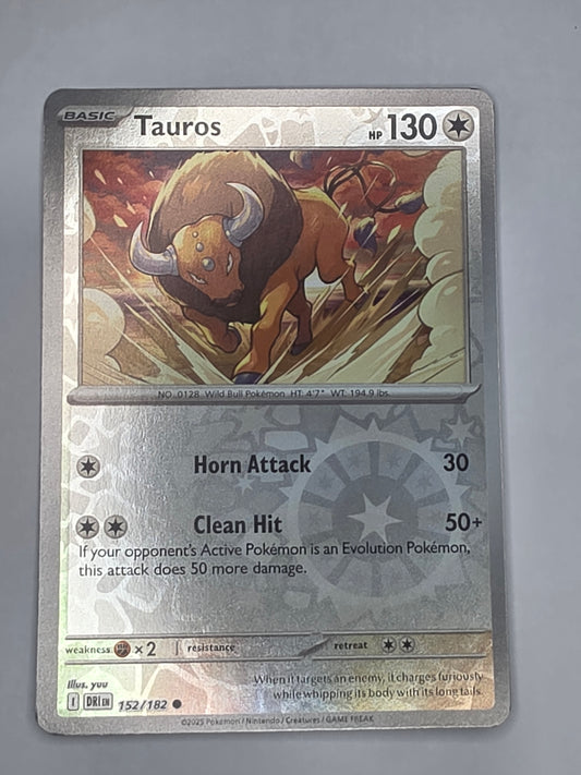 #152/182 Tauros Reverse Holo