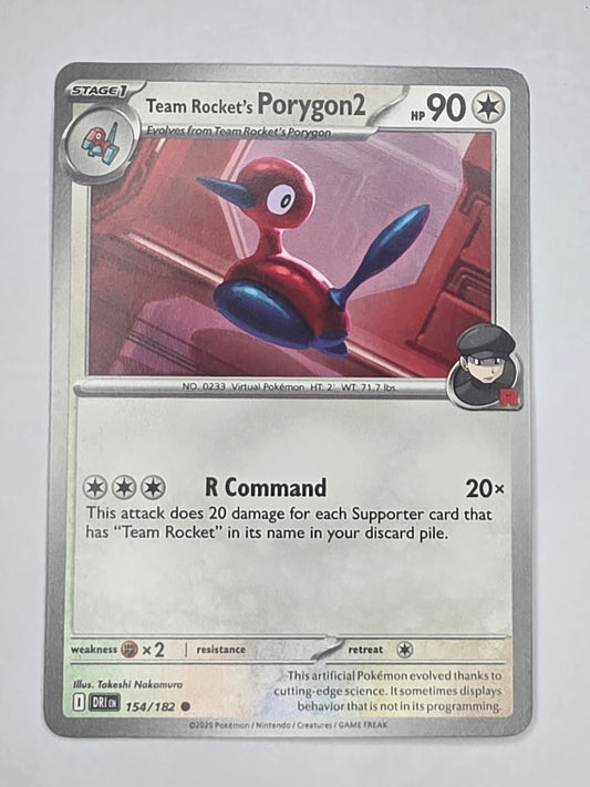 #154/182 Team Rocket's Porygon2 Normal