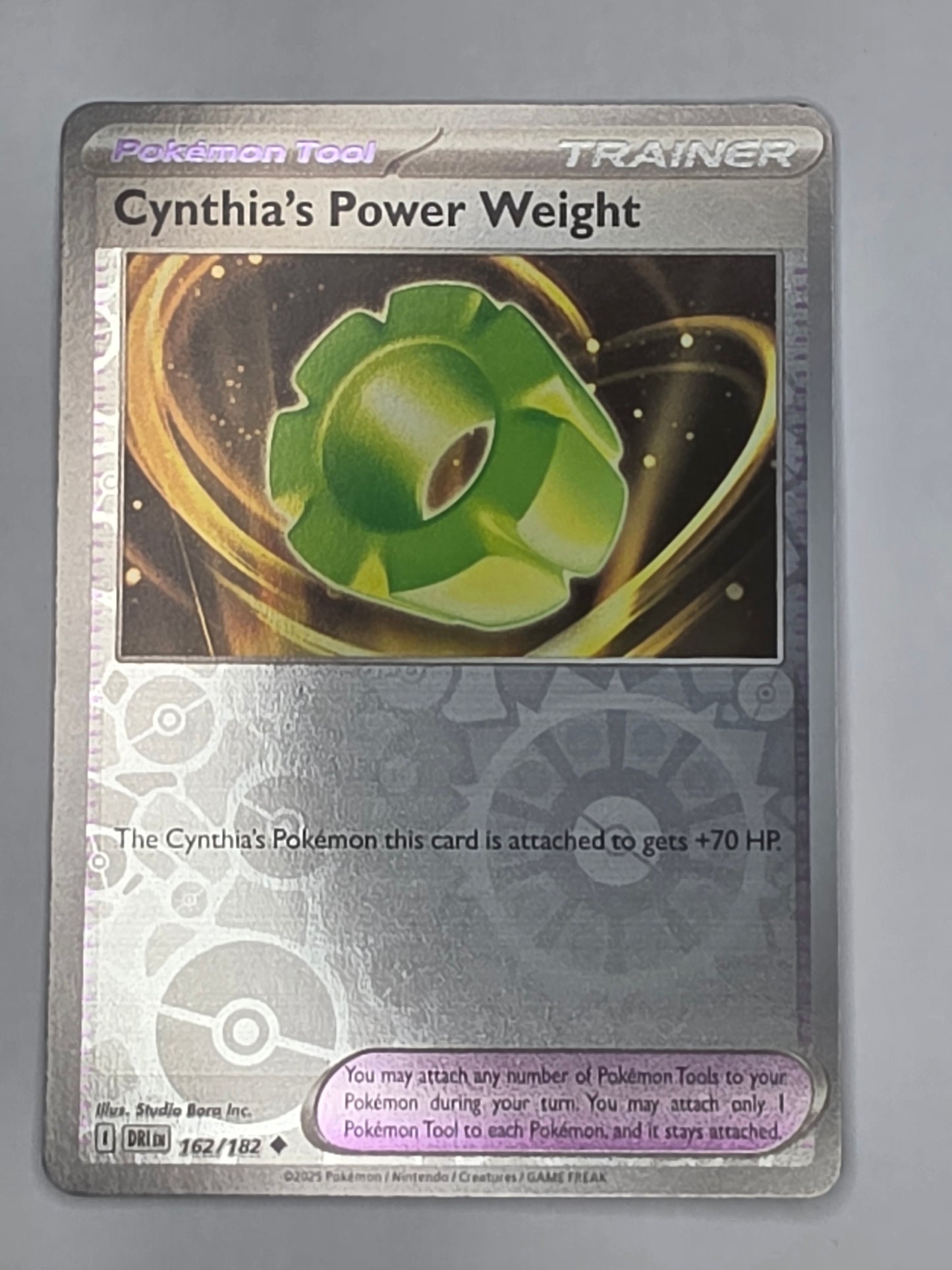 #162/182 Cynthia's Power Weight Reverse Holo
