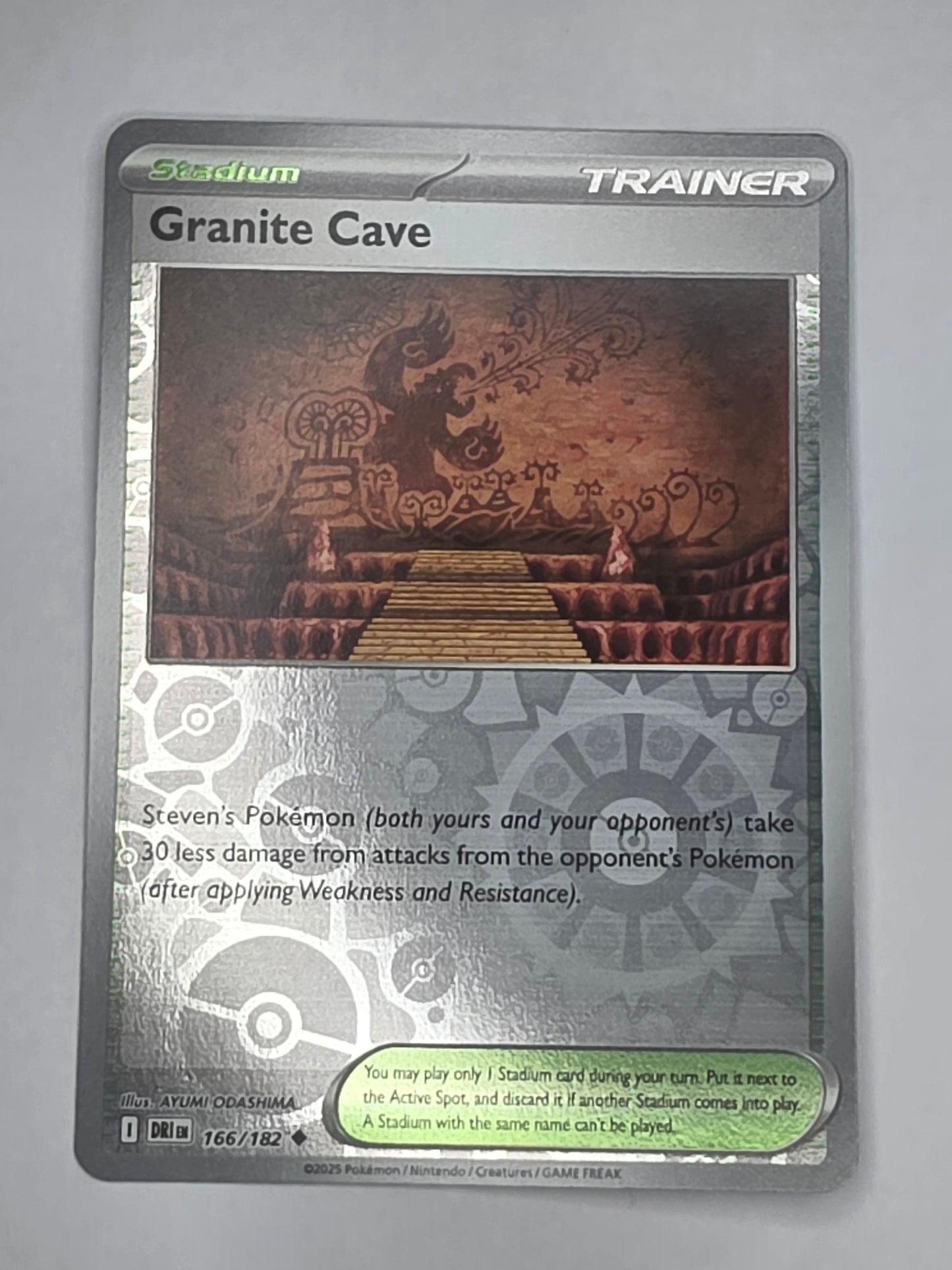 #166/182 Granite Cave Reverse Holo