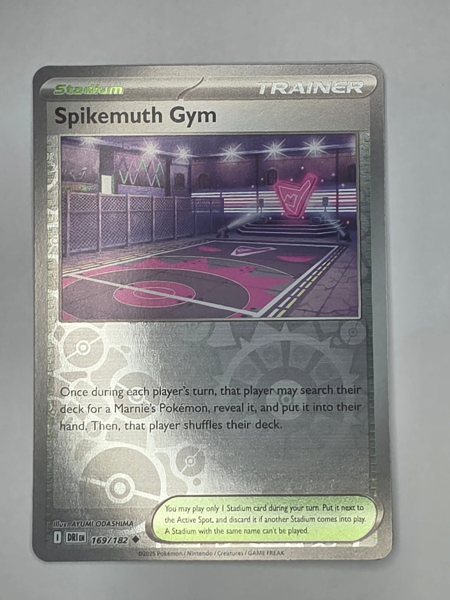#169/182 Spikemuth Gym Reverse Holo