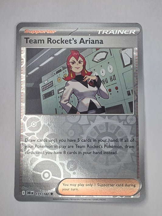 #171/182 Team Rocket's Ariana Reverse Holo