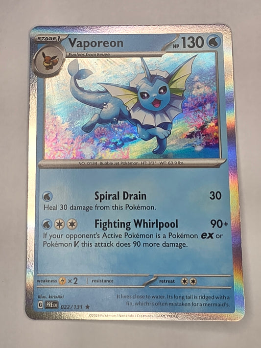 #022/131 Vaporeon Holofoil