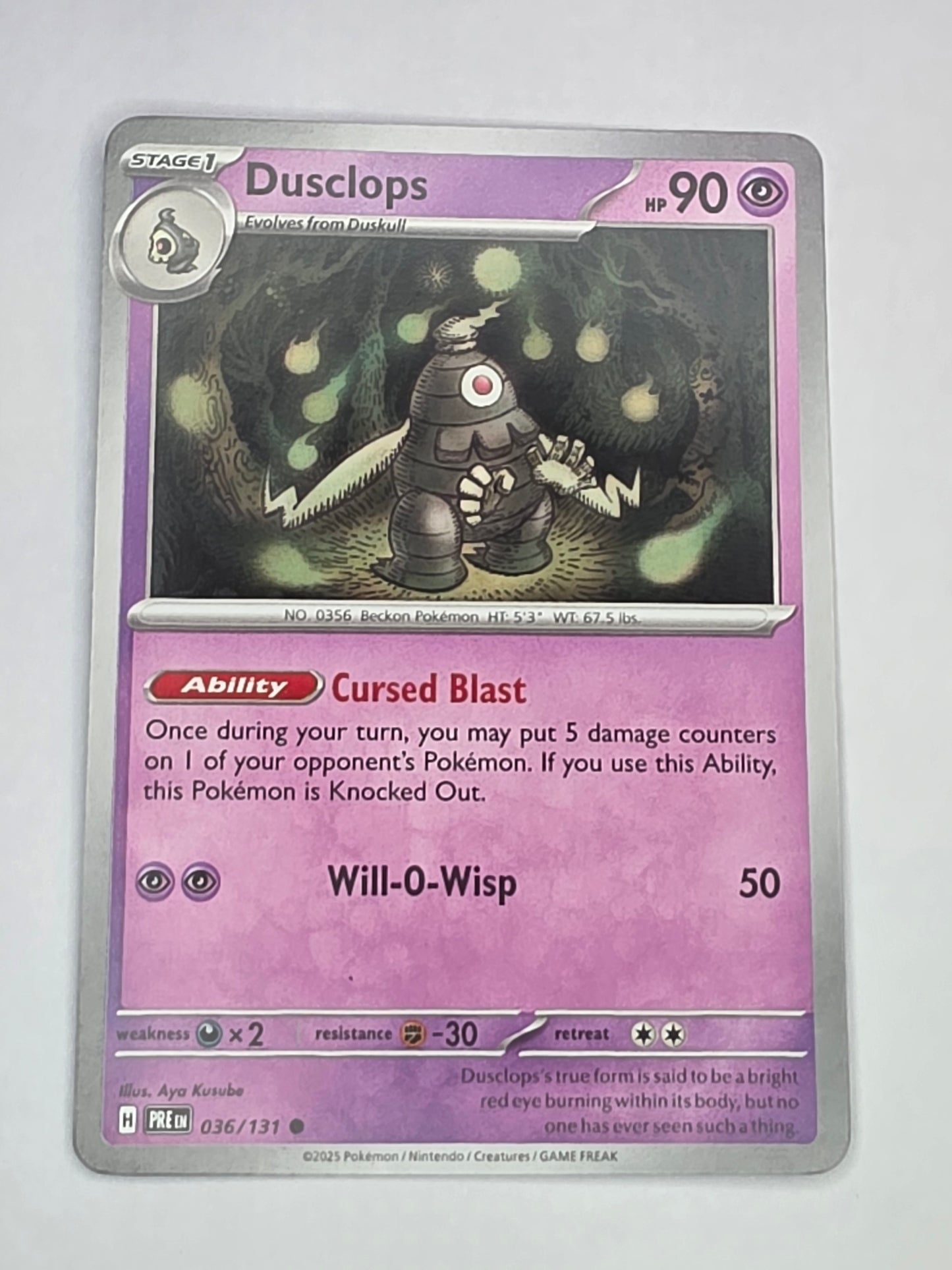 #036/131 Dusclops Normal