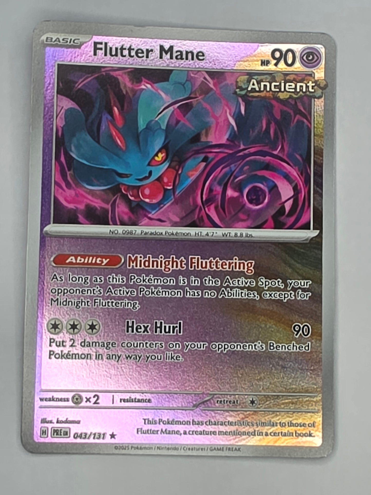 #043/131 Flutter Mane Reverse Holo