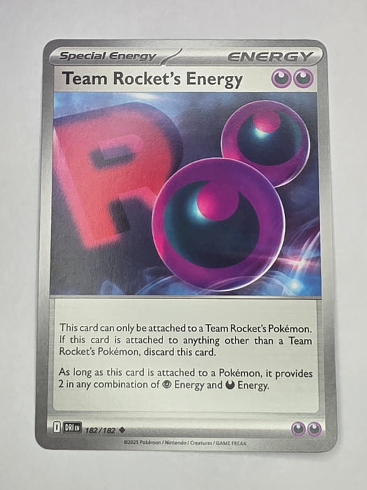 #182/182 Team Rocket's Energy Normal