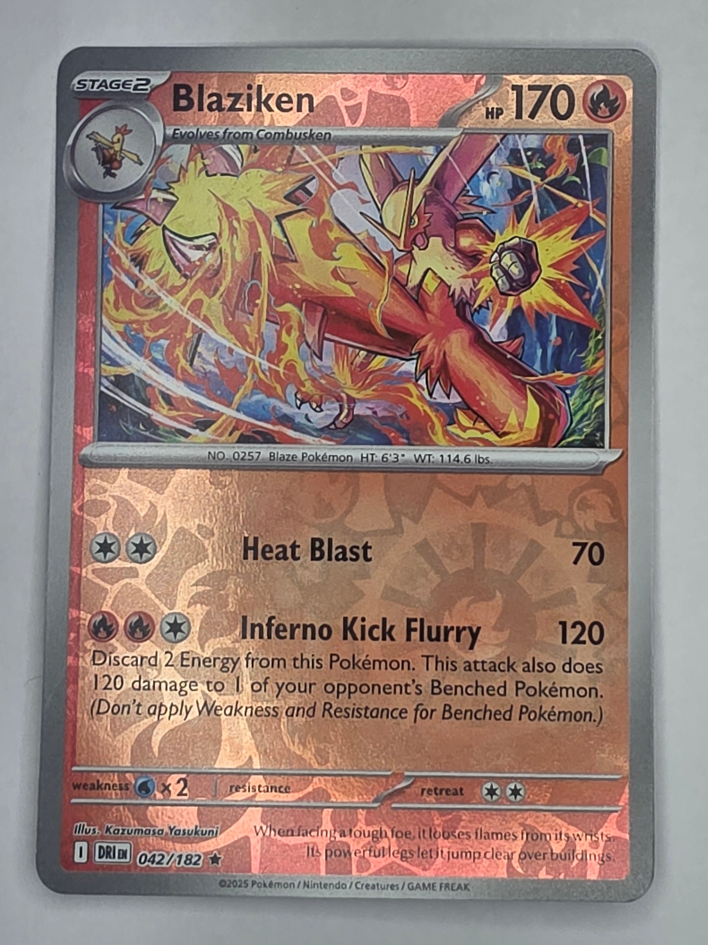 #042/182 Blaziken Reverse Holo