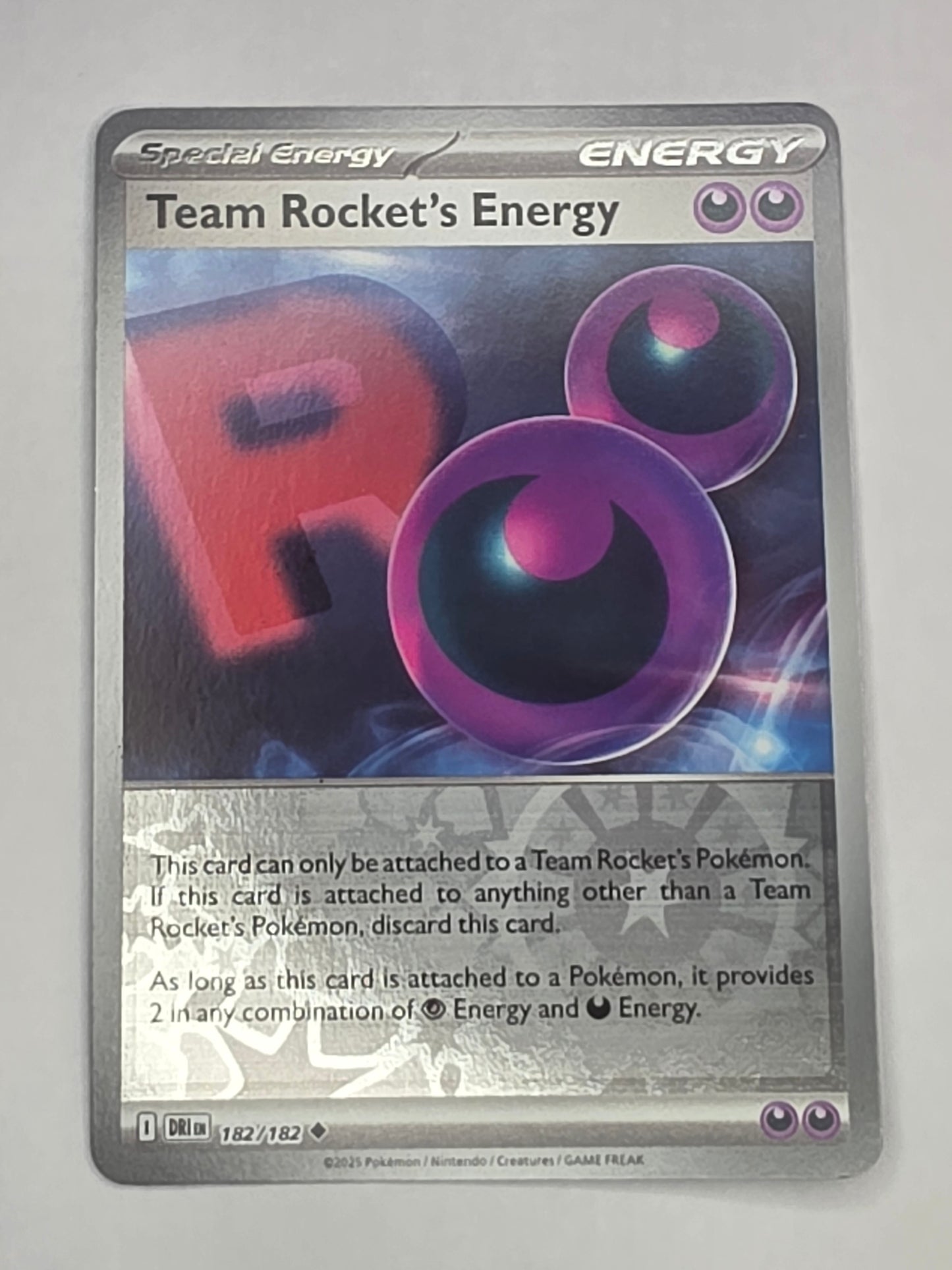 #182/182 Team Rocket's Energy Reverse Holo