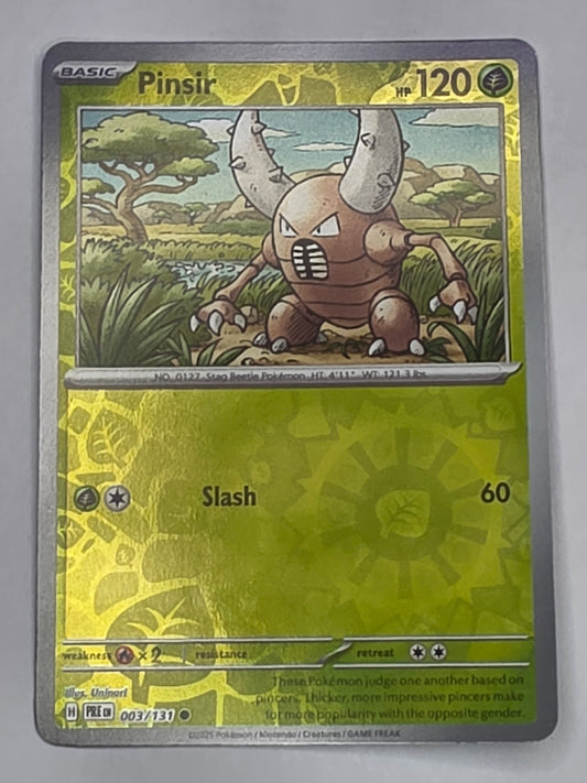 #003/131 Pinsir Reverse Holo
