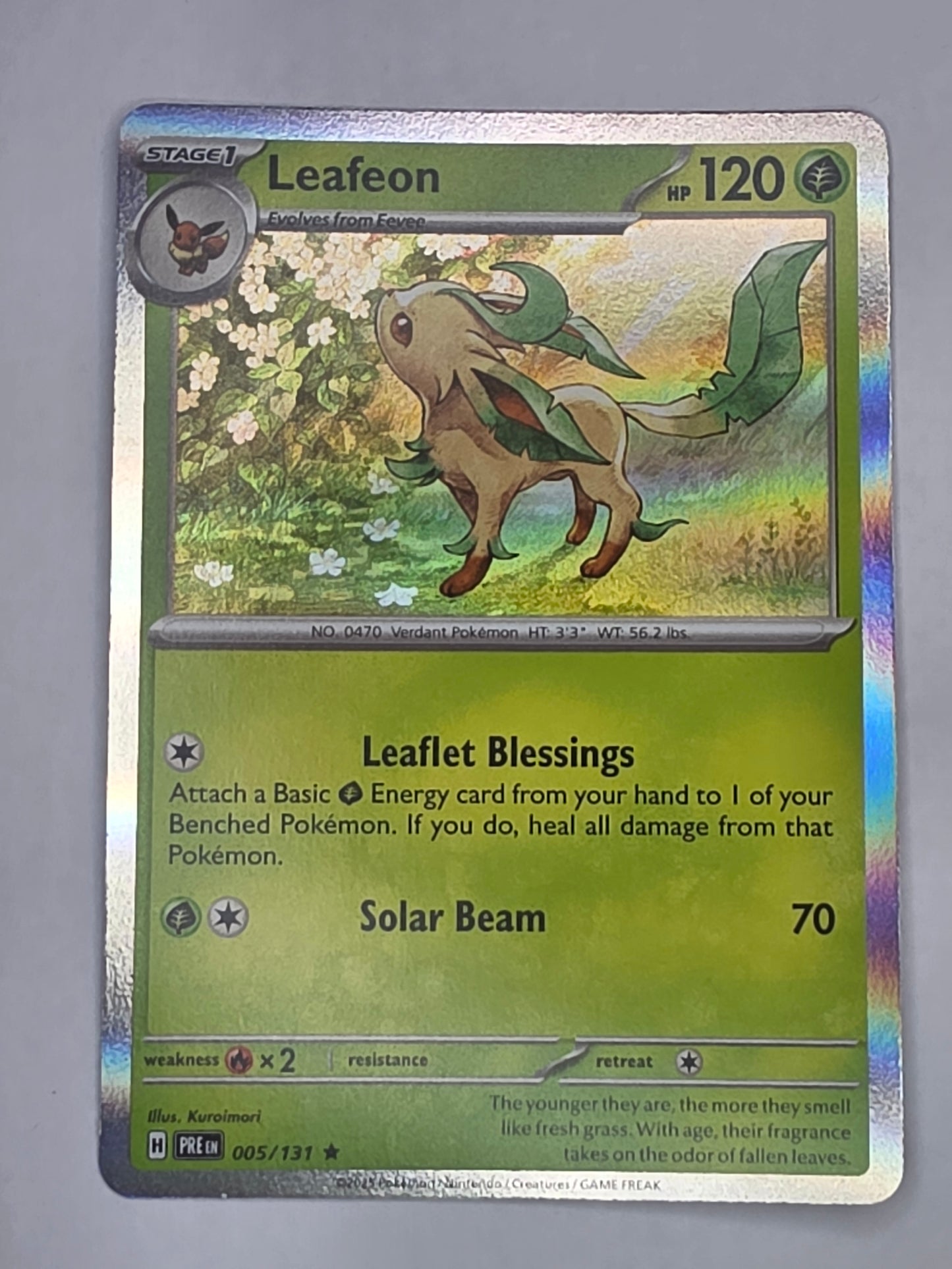 #005/131 Leafeon Holofoil