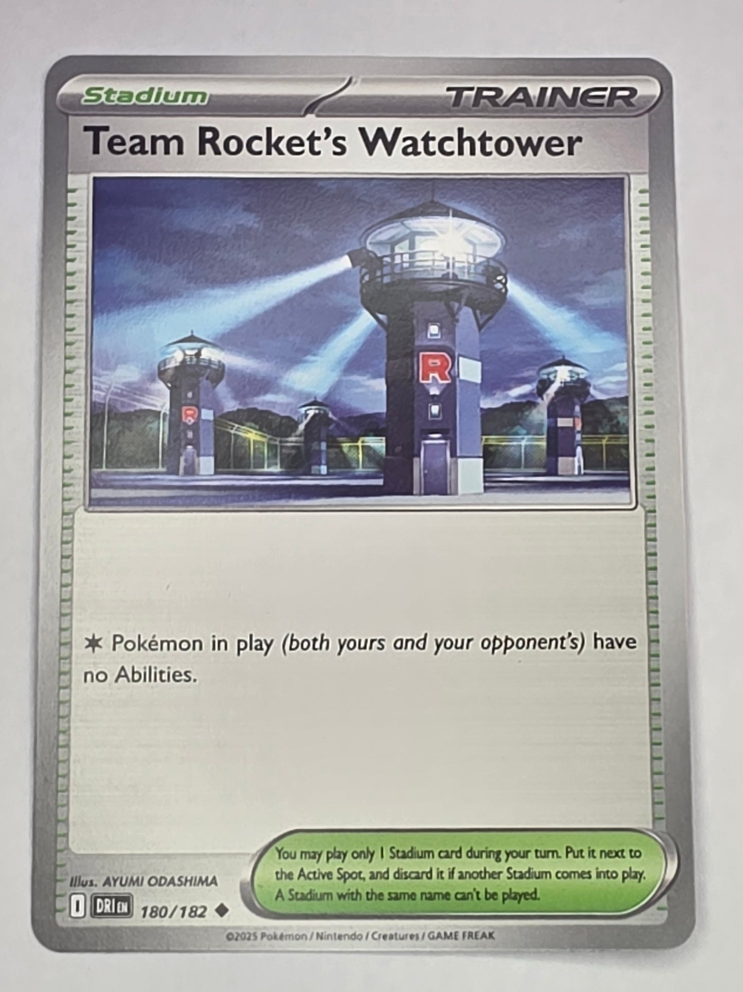 #180/182 Team Rocket's Watchtower Normal