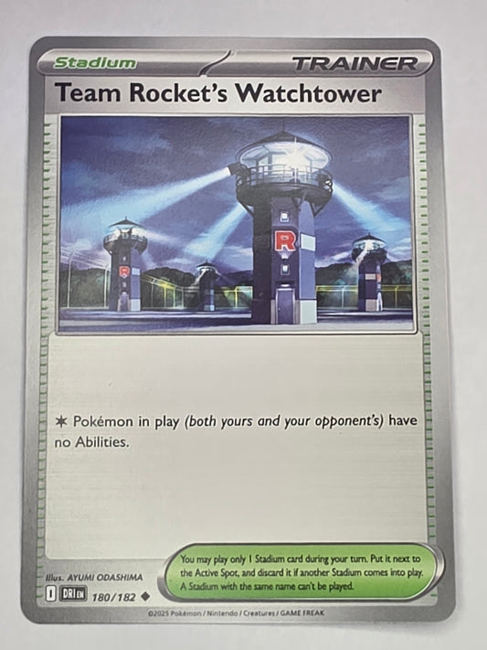 #180/182 Team Rocket's Watchtower Normal